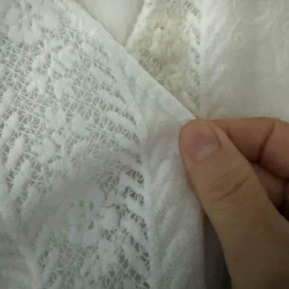 ba&sh White Lace ETLIN Blouse - Picture 4 of 6